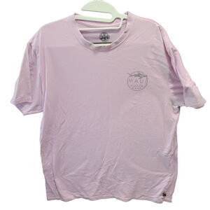 Maui And Sons Womens T-Shirt Multicolor Size X-Large Cotton Blend Graphic